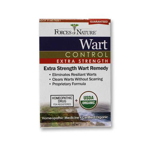 Forces Of Nature Organic Wart Control - Extra Strength - 11 Ml