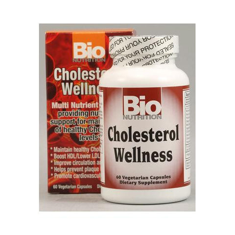 Bio Nutrition Cholesterol Wellness - 60 Vegetarian Capsules