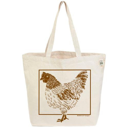 Ecobags Farmers Market Tote - Chicken - 10 Bags