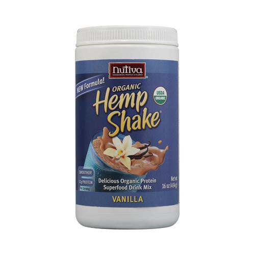 Nutiva Organic Hemp Shake Vanilla - 16 Oz