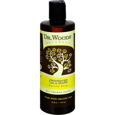 Dr. Woods Naturals Castile Liquid Soap - Citrus - 16 Fl Oz