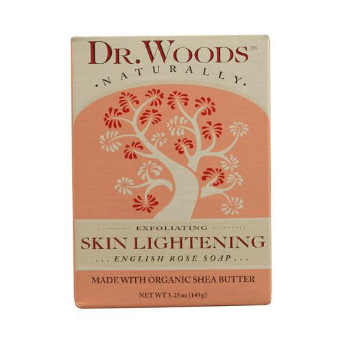 Dr. Woods Bar Soap Skin Lightening English Rose - 5.25 Oz