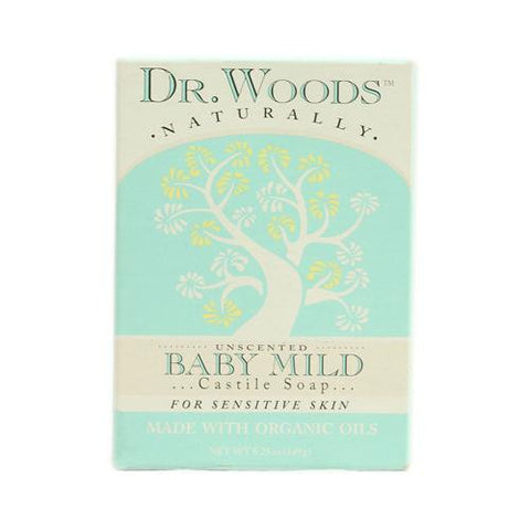 Dr. Woods Bar Soap Baby Mild Unscented - 5.25 Oz