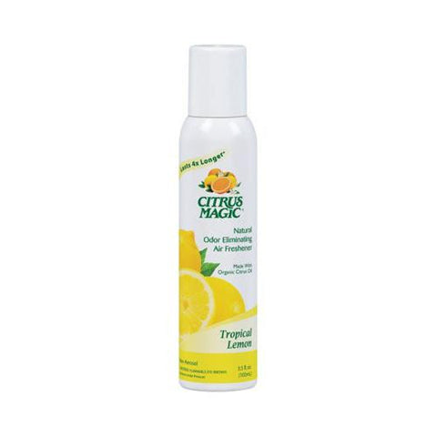 Citrus Magic Natural Odor Eliminating Air Freshener - Tropical Lemon - 3.5 Fl Oz