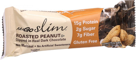 Nugo Nutrition Bar - Slim - Roasted Peanut - 1.59 Oz Bars - Case Of 12