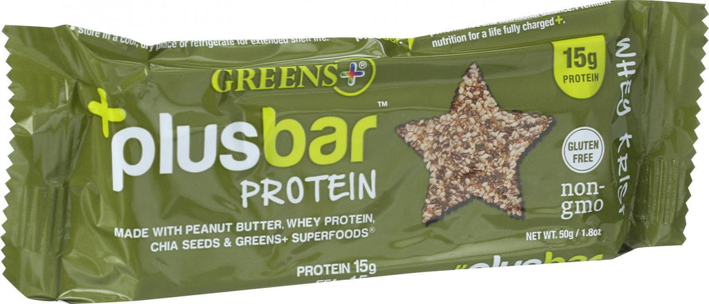 Greens Plus Plusbar Protein Bar - Whey Krisp - 1.76 Oz Bars - Case Of 12