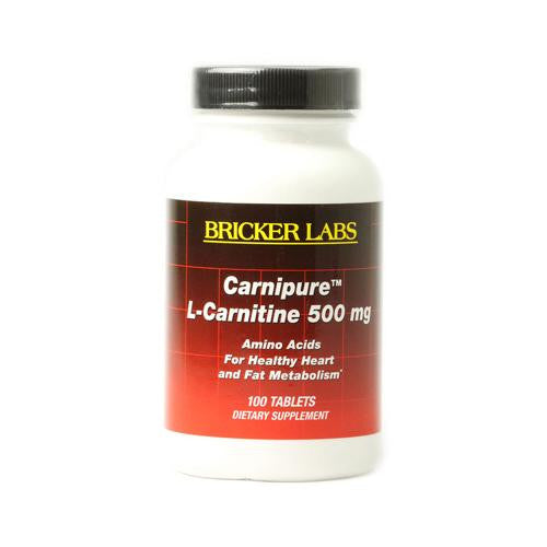 Bricker Labs Carnipure L-carnitine - 500 Mg - 100 Tablets