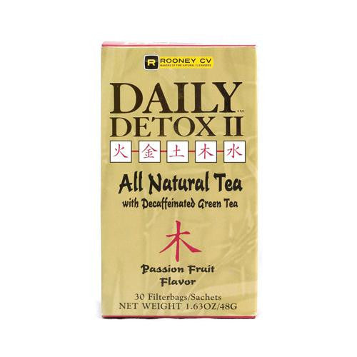 Wellements Rooney Cv Daily Detox Ii All Natural Decaffeinated Tea Passion Fruit - 30 Sachet