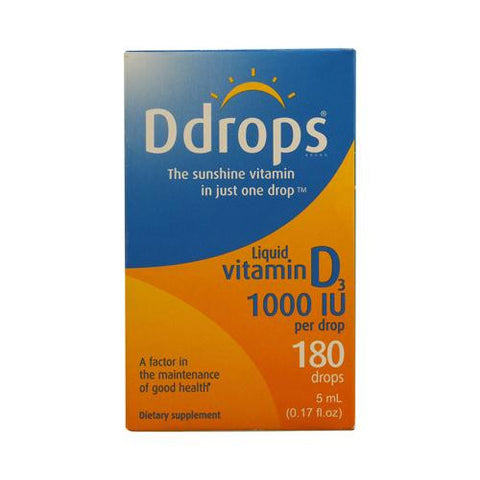 D Drops Liquid Vitamin D3 - 1000 Iu - 0.17 Fl Oz