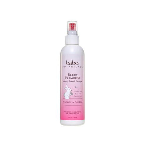 Babo Botanicals Instantly Smooth Detangler Berry Primrose - 8 Fl Oz