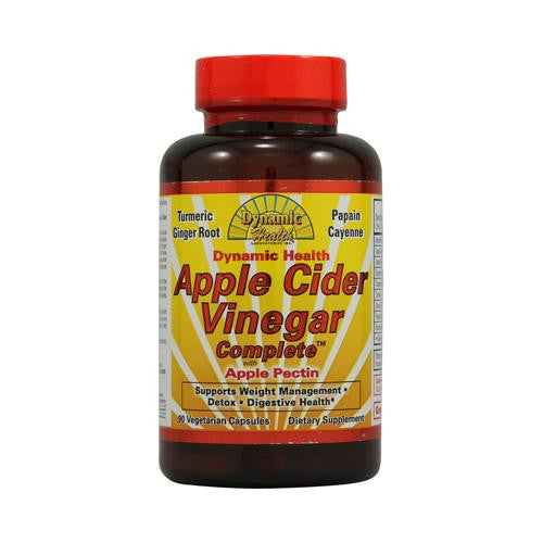 Dynamic Health Apple Cider Vinegar Complete With Apple Pectin - 90 Vegetarian Capsules