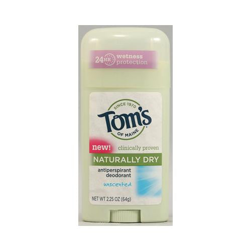 Tom's Of Maine Women's Antiperspirant Deodorant Unscented - 2.25 Oz - Case Of 6