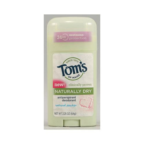 Tom's Of Maine Women's Antiperspirant Deodorant Natural Powder - 2.25 Oz - Case Of 6