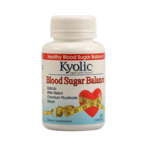 Kyolic Aged Garlic Extract Blood Sugar Balance - 100 Capsules