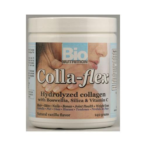 Bio Nutrition Colla-flex Hydrolyzed Collagen Natural Vanilla - 240 G