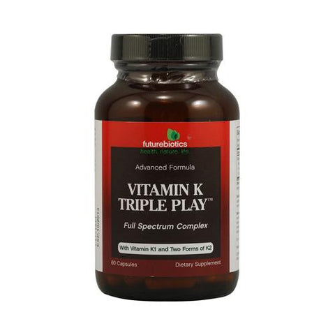 Futurebiotics Vitamin K Triple Play - 60 Capsules