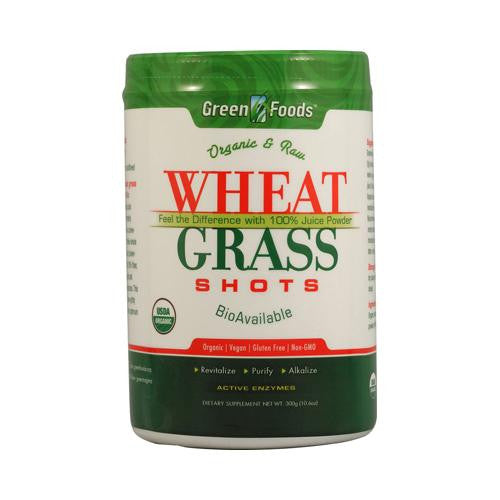 Green Foods Organic And Raw Wheat Grass Shots - 10.6 Oz