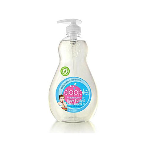 Dapple Baby Bottle And Dishwashing Liquid Fragrance Free - 16.9 Fl Oz