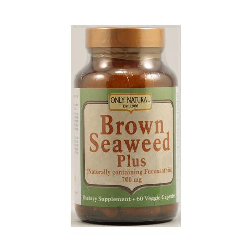 Only Natural Brown Seaweed Plus - 700 Mg - 60 Vegetarian Capsules