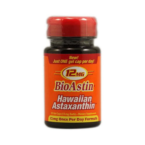 Nutrex Hawaii Bioastin Hawaiian Astaxanthin - 12 Mg - 25 Gel Caps