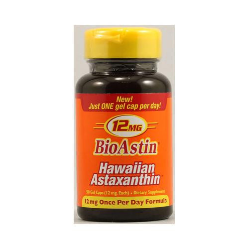 Nutrex Hawaii Bioastin Hawaiin Astaxanthin - 12 Mg - 50 Gel Caps