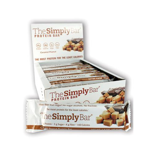 Simplyprotein Bar - Caramel And Peanut - Pack Of 15 - 1.4 Oz