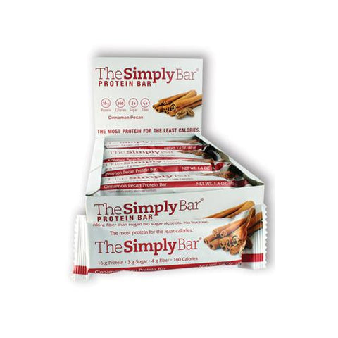 Simplyprotein Bar - Cinnamon And Pecan - Pack Of 15 - 1.4 Oz