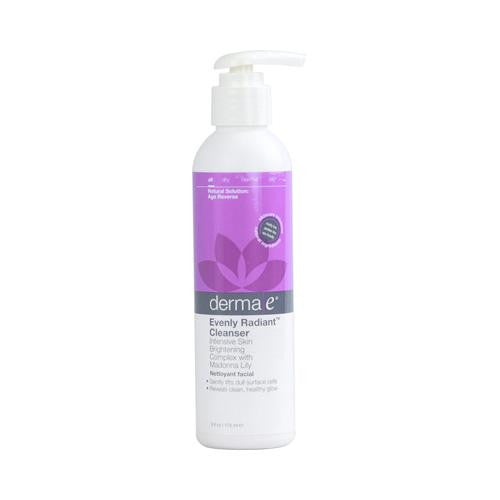 Derma E Evenly Radiant Cleanser - 6 Fl Oz