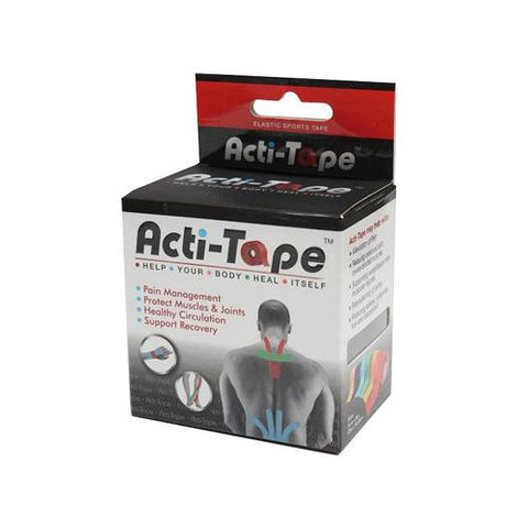 Nutriworks Acti-tape Elastic Sports Tape - Red - 2.6 Oz