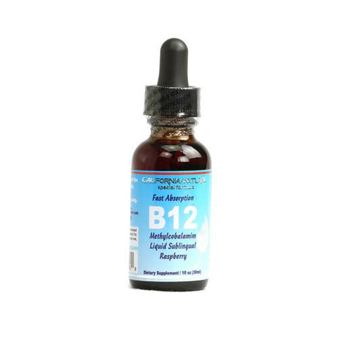 California Natural B12 Liquid Raspberry - 1 Fl Oz