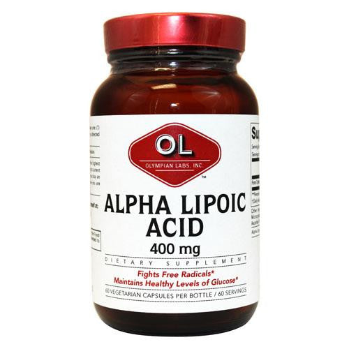 Olympian Labs Alpha Lipoic Acid - 400 Mg - 60 Capsules