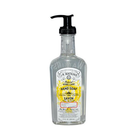 J.r. Watkins Natural Home Care Hand Soap - Lemon - 11 Oz