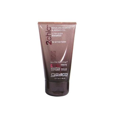 Giovanni Hair Care Products Shampoo - 2chic Sleek - Travel Size - Case Of 12 - 1.5 Oz