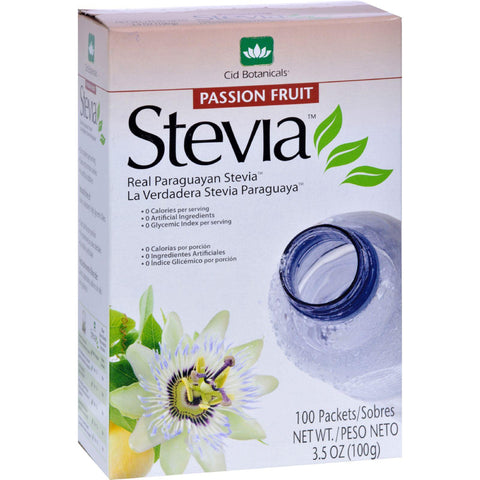 Cid Botanicals Stevia Passion Fruit Packets - 3.5 Oz