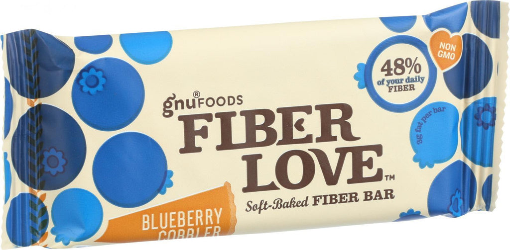 Nugo Nutrition Bar - Fiber Dlish - Blueberry Cobbler - 1.6 Oz Bars - Case Of 16