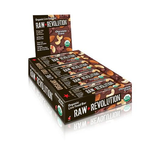 Raw Revolution Bar - Organic Chocolate Crave - Case Of 12 - 1.8 Oz