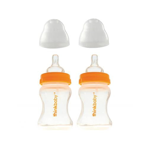 Thinkbaby Stage A Baby Bottle (0-6 Months) - Twin Pack - 5 Oz