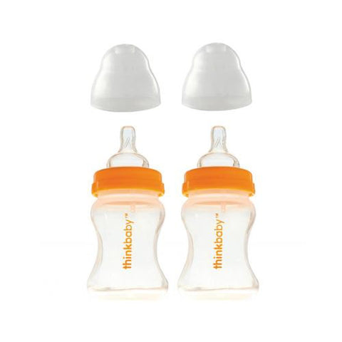 Thinkbaby Stage A Baby Bottle (0-6 Months) - Twin Pack - 5 Oz