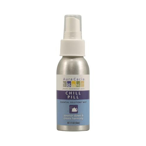 Aura Cacia Essential Solutions Mist Chill Pill - 2 Fl Oz