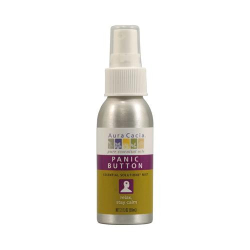 Aura Cacia Essential Solutions Mist Panic Button - 2 Fl Oz