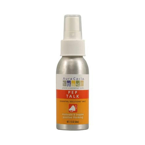 Aura Cacia Essential Solutions Mist Pep Talk - 2 Fl Oz