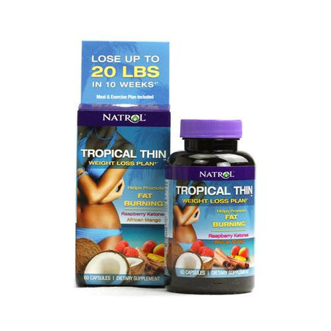 Natrol Tropical Thin - 60 Capsules