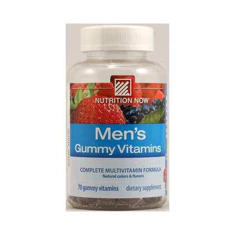 Nutrition Now Men's Gummy Vitamins Bold Fruit - 70 Gummies