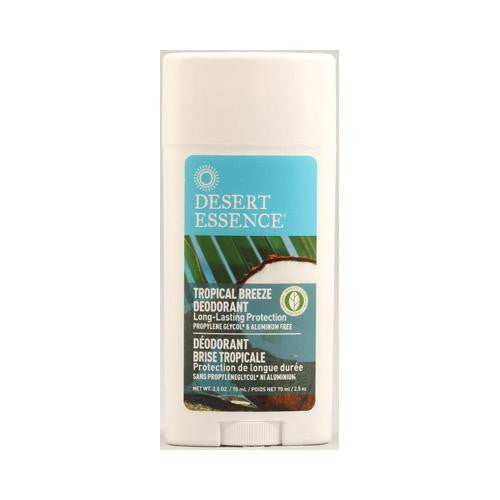 Desert Essence Deodorant - Tropical Breeze - 2.5 Oz