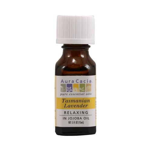 Aura Cacia Tasmanian Lavender In Jojoba Oil - 0.5 Fl Oz