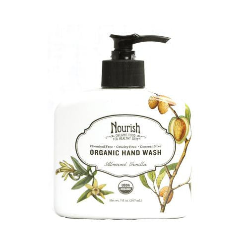 Nourish Organic Hand Wash - Almond Vanilla - 7 Fl Oz