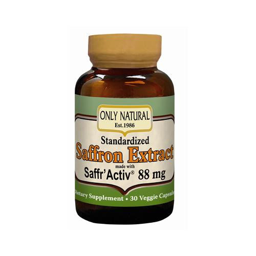 Only Natural Saffron Extract - 88.5 Mg - 30 Vcaps