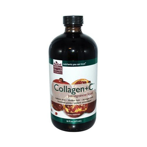 Neocell Laboratories Collagen Plus Vitamin C - Pomegranate Liquid - 16 Oz