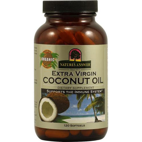 Nature's Answer Extra Virgin Coconut Oil - 120 Softgels