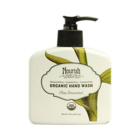 Nourish Organic Hand Wash Pure Unscented - 7 Fl Oz